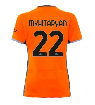 Inter Milan Henrikh Mkhitaryan #22 Tredje Tröja Kvinnor 2023-24 Kortärmad